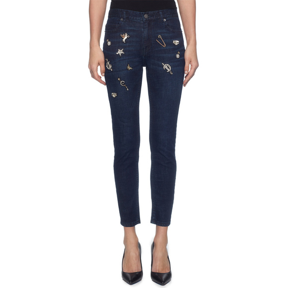 NWT Magaschoni Slim Denim Pant - Picture 1 of 8